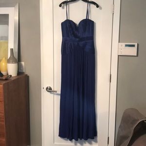 Royal blue BCBG new formal strapless dress